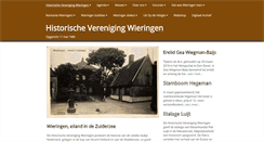 Desktop Screenshot of historischwieringen.nl