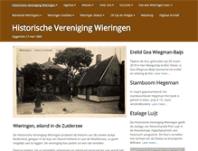 Tablet Screenshot of historischwieringen.nl